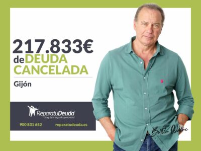 Repara tu Deuda Abogados cancela 217.833€ en Gijón (Asturias) con la Ley de Segunda Oportunidad