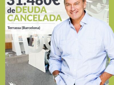 Repara tu Deuda Abogados cancela 31.480€ en Terrassa (Barcelona) con la Ley de Segunda Oportunidad
