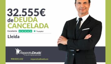 Repara tu Deuda Abogados cancela 32.555 € en Lleida (Catalunya) con la Ley de Segunda Oportunidad