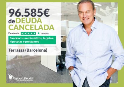 Repara tu Deuda Abogados cancela 96.585€ en Terrassa (Barcelona) con la Ley de la Segunda Oportunidad