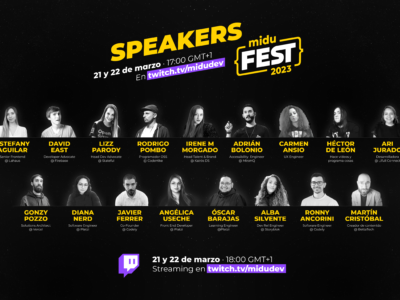 Llega la MiduFest: Conferencia de programación gratis y en Twitch