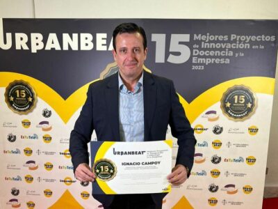 Ignacio Campoy, galardonado en los Premios Urbanbeat 2023