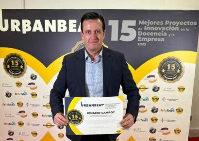 Ignacio Campoy, galardonado en los Premios Urbanbeat 2023