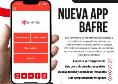 Bafre Inmobiliaria lanza al mercado una novedosa aplicación para dispositivos móviles iOS y Android