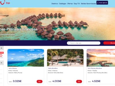 TUI Spain y Tahiti Tourisme se unen en una nueva campaña conjunta para promocionar Las Islas de Tahiti