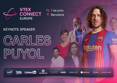 El legendario Carles Puyol estará presente en el VTEX CONNECT EUROPA