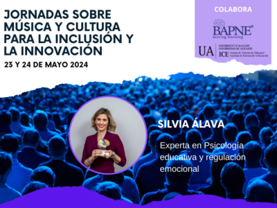 Las Jornadas sobre Música y Cultura para la Inclusión y la Innovación vuelcan la mirada sobre el estado de ánimo de los docentes de la mano de Silvia Álava