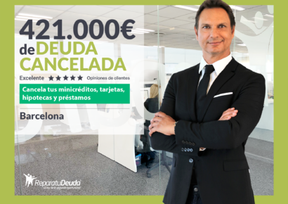 Repara tu Deuda Abogados cancela 421.000€ en Barcelona (Cataluña) con la Ley de Segunda Oportunidad