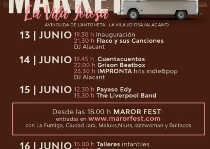 El Street Food Market llega esta semana por primera vez a La Vila Joiosa