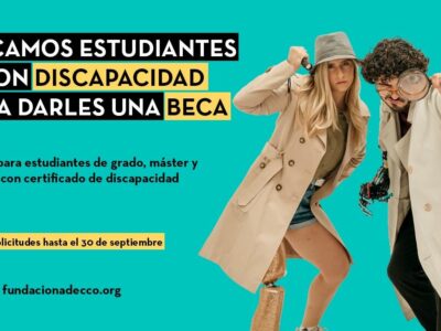 La Fundación Adecco convoca la VII edición de las becas de grado, máster y FP para jóvenes con discapacidad, con una inversión social de 300.000 euros