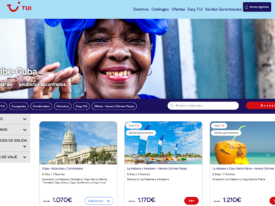 TUI Spain y la cadena hotelera Meliá Cuba, juntas en una campaña para promocionar el destino