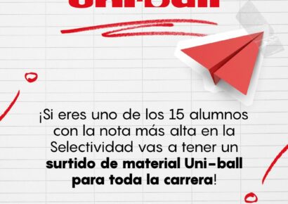 Uni-ball premiará a las mejores notas de Selectividad con material para toda la carrera