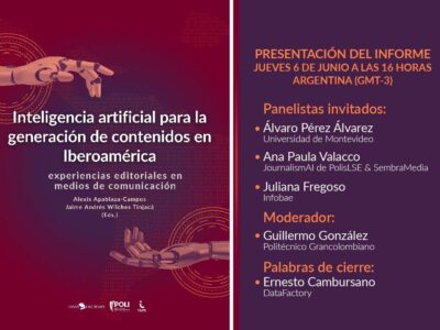 Presentan investigación sobre IA y generación de contenidos en Iberoamérica