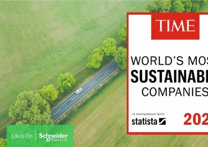 Schneider Electric reconocida la empresa más sostenible del mundo por la revista Time y Statista