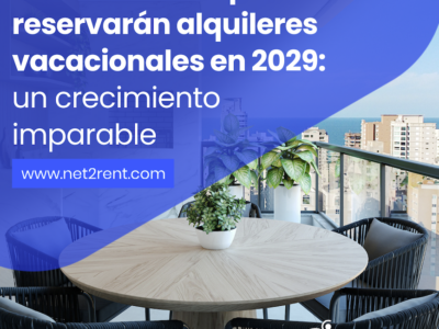 net2rent: Mil millones de personas reservarán alquileres vacacionales en 2029, un crecimiento imparable