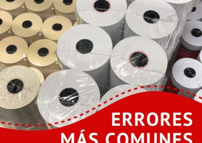 Los errores más comunes al usar papel térmico