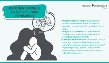 «La depresión no es simplemente una fase de tristeza, sino una enfermedad que requiere un diagnóstico profesional y un tratamiento adecuado», Beatriz Zárate Arrausi, Psicóloga del Hospital Quirónsalud Vitoria