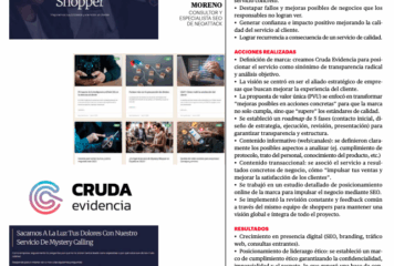 Cruda Evidencia se presenta a los Premios IPMARK en la categoría ‘Top Posicionamiento’ con NeoAttack como aliado estratégico