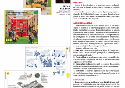 EmotionLAB opta a los Premios IPMARK tras consolidar su posicionamiento como referente en transformación educativa