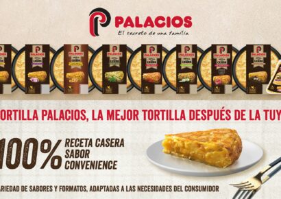 Nueva imagen en la gama Tortillas Palacios Receta Casera