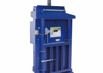 Prensa compactadora RL113: eficiencia y robustez para la gestión de cartón y plástico en pymes y comercio