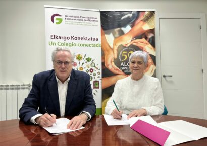 ALCER Gipuzkoa y el Colegio Oficial de Farmacéuticos firman un acuerdo para reforzar la prevención y el abordaje de la enfermedad renal