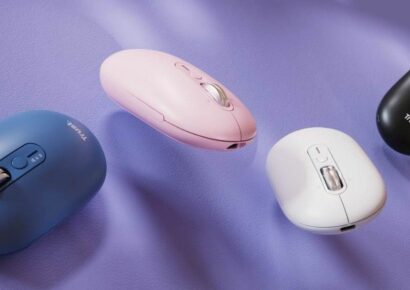 Nuevo ratón fino Seron con conectividad inalámbrica múltiple y rueda hyperscroll