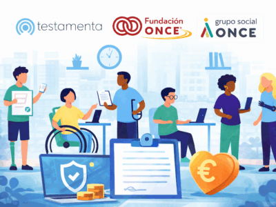 Testamenta y Fundación ONCE lanzan testamentos gratuitos con legado solidario