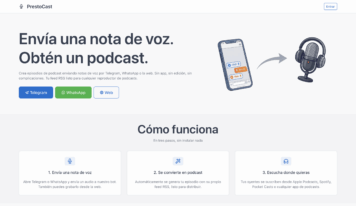 PrestoCast convierte una nota de voz en un podcast en segundos