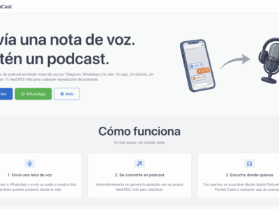 PrestoCast convierte una nota de voz en un podcast en segundos