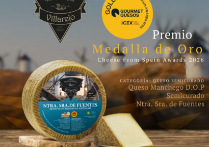 Quesos Villarejo arrasa en el Salón Gourmets: Oro, tres medallas y cuatro finalistas entre 801 quesos