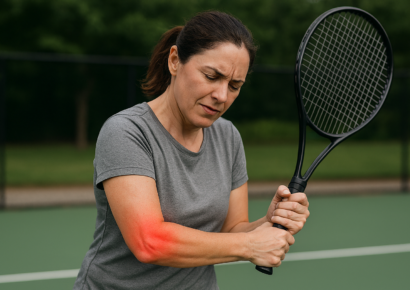 Dr. Samuel Pajares, traumatólogo de Policlínica Gipuzkoa: «La técnica y el material marcan la diferencia para evitar las lesiones de codo y muñeca en el tenis»
