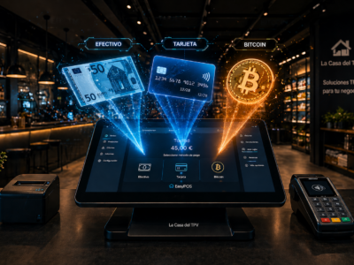 La Casa del TPV presenta un terminal que integra VeriFactu, pagos tradicionales y Bitcoin para comercios