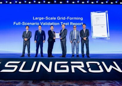 Black start en menos de 20 segundos: TÜV certifica por segunda vez la capacidad de grid forming de los sistemas ESS de Sungrow