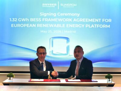 Nuveen Infrastructure firma un acuerdo estratégico de 1,32 GWh con Sungrow para su plataforma europea de energía renovable