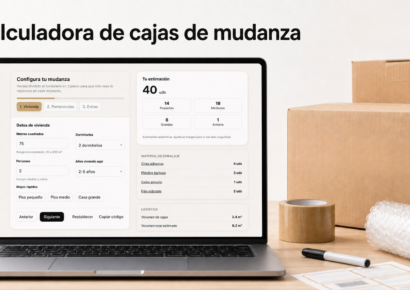 TeleCajas lanza una calculadora gratuita para saber cuántas cajas hacen falta en una mudanza
