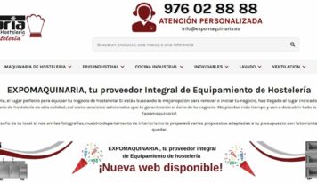 Expomaquinaria lanza su nueva web para reforzar su liderazgo en maquinaria y mobiliario de hostelería tras 17 años en el sector