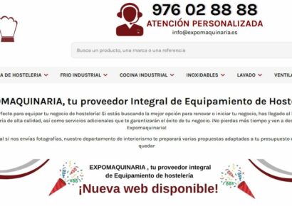 Expomaquinaria lanza su nueva web para reforzar su liderazgo en maquinaria y mobiliario de hostelería tras 17 años en el sector