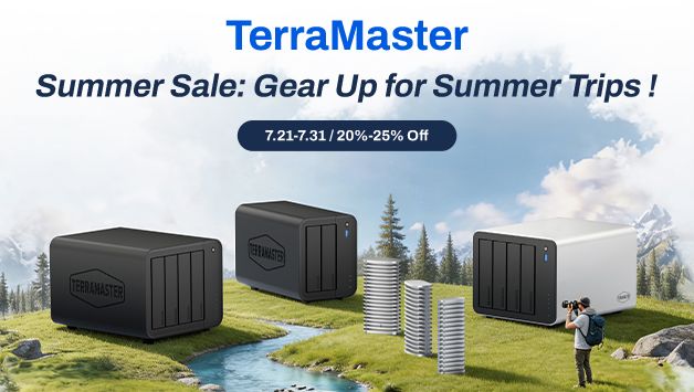 TerraMaster ofrece hasta un 25% de descuento en NAS y DAS seleccionados para los viajes de verano