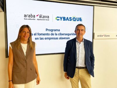 La Diputación Foral de Álava y Cybasque impulsan un programa para reforzar la ciberseguridad de las empresas alavesas