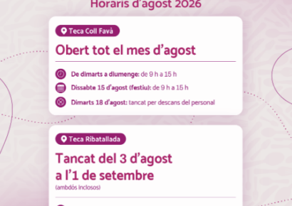 Teca Sàbat facilita el mantenimiento de una dieta equilibrada durante el periodo estival