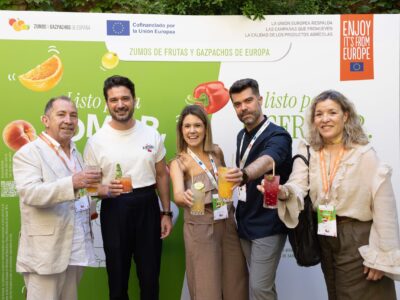 Los zumos y gazpachos europeos ponen en valor su contribución en una alimentación variada y equilibrada