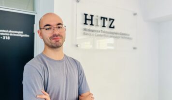 Óscar Sainz, investigador guipuzcoano del Centro HiTZ de la EHU, reconocido entre los mejores jóvenes investigadores en Informática del Estado 