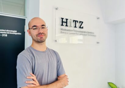 Óscar Sainz, investigador guipuzcoano del Centro HiTZ de la EHU, reconocido entre los mejores jóvenes investigadores en Informática del Estado
