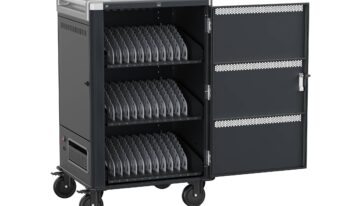 Ewent refuerza la vuelta al cole con una amplia gama de carros de almacenamiento y carga inteligente para dispositivos