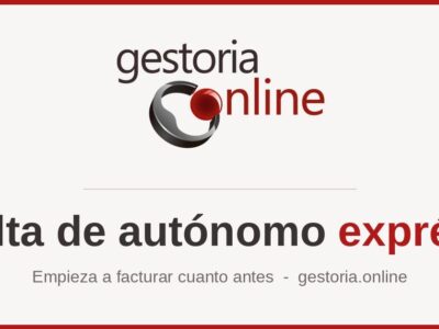 Gestoría Online reduce a unas horas el alta de autónomo