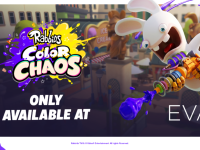 EVA presenta el juego Rabbids: Color Chaos, para toda la familia, en sus centros de realidad virtual