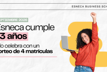 Grupo Esneca Formación celebra su 13.º aniversario sorteando cuatro másteres gratuitos entre su comunidad