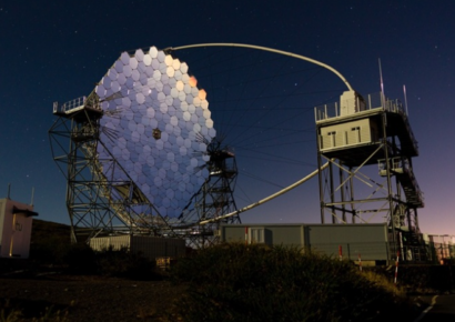 Inauguración de cuatro telescopios de grandes dimensiones en el observatorio CTAO de La Palma